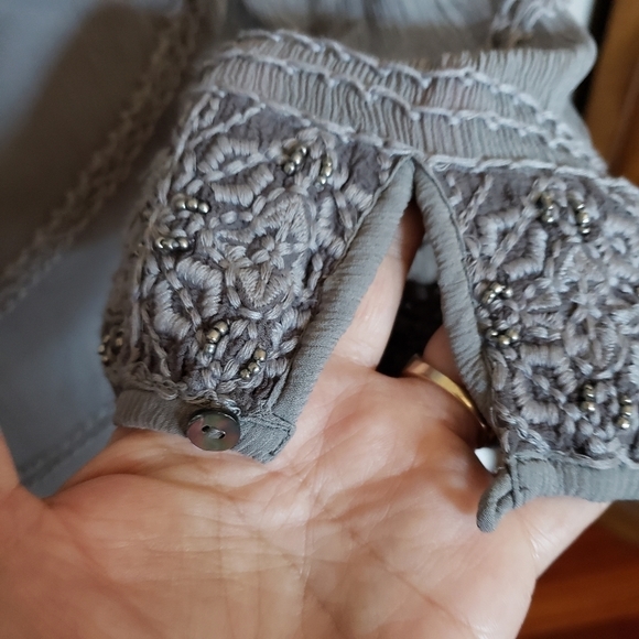 Calypso St Barth NWT Kylea gunmetal beaded… - Picture 7 of 15